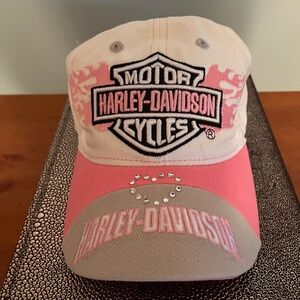 Harley Breast Csncer Awareness ball cap